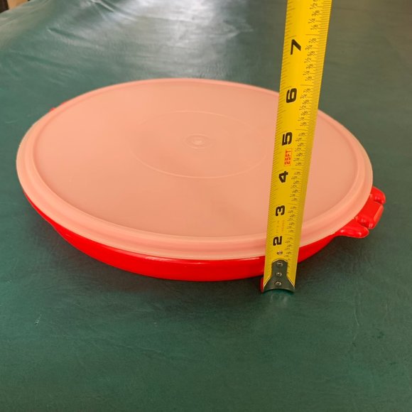 Vintage Tupperware Divided Serving Tray, with Sheer lid *no handle #405 - Picture 5 of 6